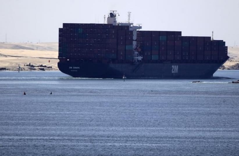 Zim cargo ship (photo credit: REUTERS)