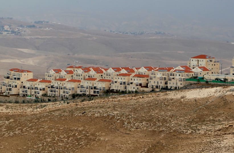A view of Ma'aleh Adumim, near Jerusalem. (photo credit: REUTERS)