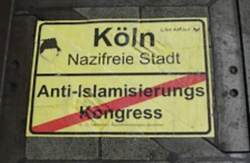 anti-Islamification event cologne 224.88 (photo credit: AP)