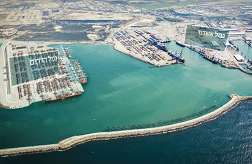New port in Ashdod (photo credit: HUE STUDIO)
