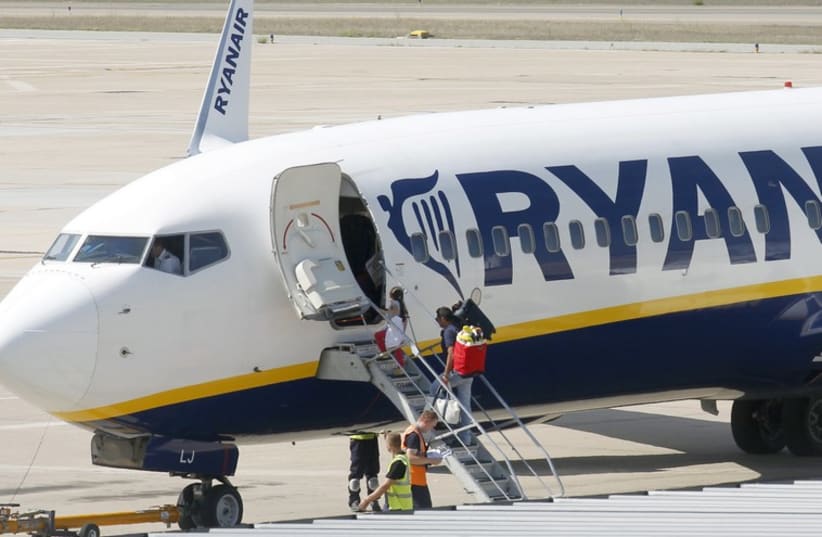 A Ryanair airplane (photo credit: REUTERS)