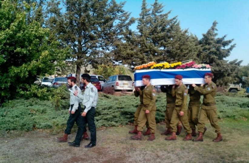 First Sgt. Shahar Shalev laid to rest September 1 (photo credit: YISKA DEKEL)