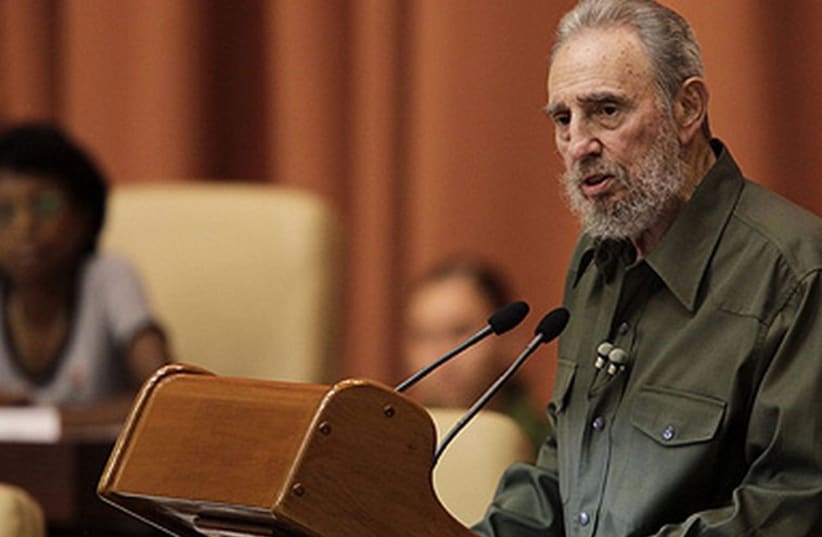 Former Cuban president Fidel Castro. (photo credit: REUTERS)