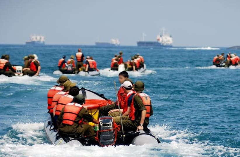 Israeli navy training (photo credit: IDF)
