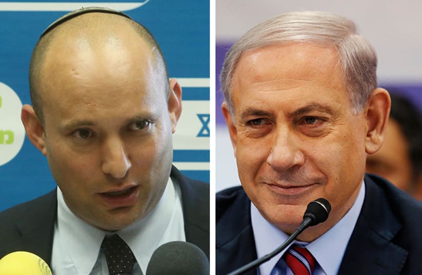 Netanyahu and Bennett (photo credit: REUTERS,MARC ISRAEL SELLEM/THE JERUSALEM POST)