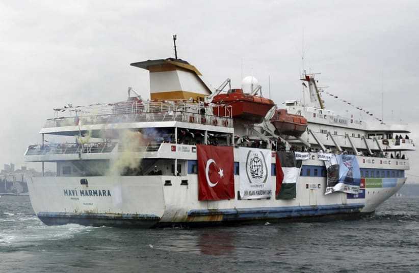 Turkish vessel 'Mavi Marmara' (photo credit: REUTERS)
