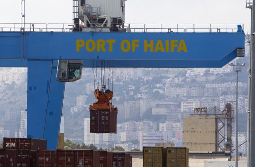 Port of Haifa (photo credit: REUTERS)