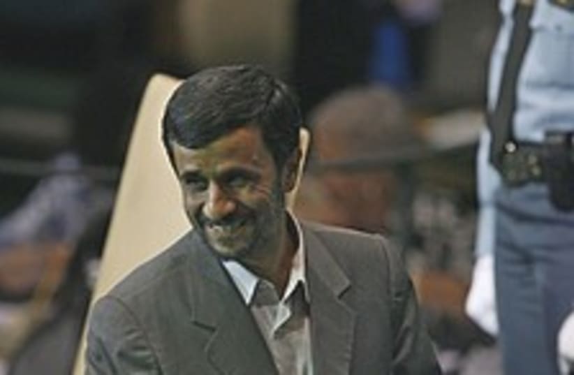 Ahmadinejad UN 224.88 (photo credit: AP)