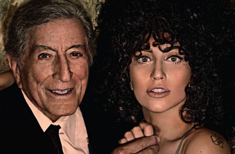 Lady Gaga and Tony Bennett perform in Israel this week (photo credit: PR)