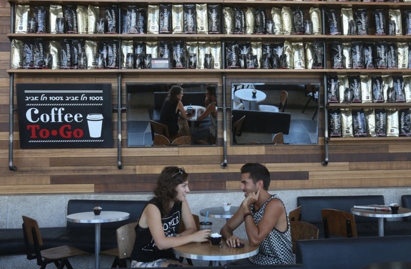 Aroma cafe in Tel Aviv  (photo credit: MARC ISRAEL SELLEM/THE JERUSALEM POST)