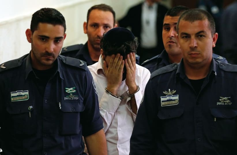 Yosef Ben David, currently serving a life sentence, was the ringleader of the group which killed Palestinian teen Mohammed Abu Khdeir (photo credit: REUTERS)