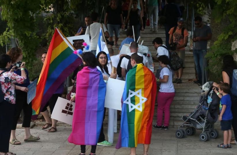 2014 Jerusalem Gay Pride Parade (photo credit: MARC ISRAEL SELLEM/THE JERUSALEM POST)