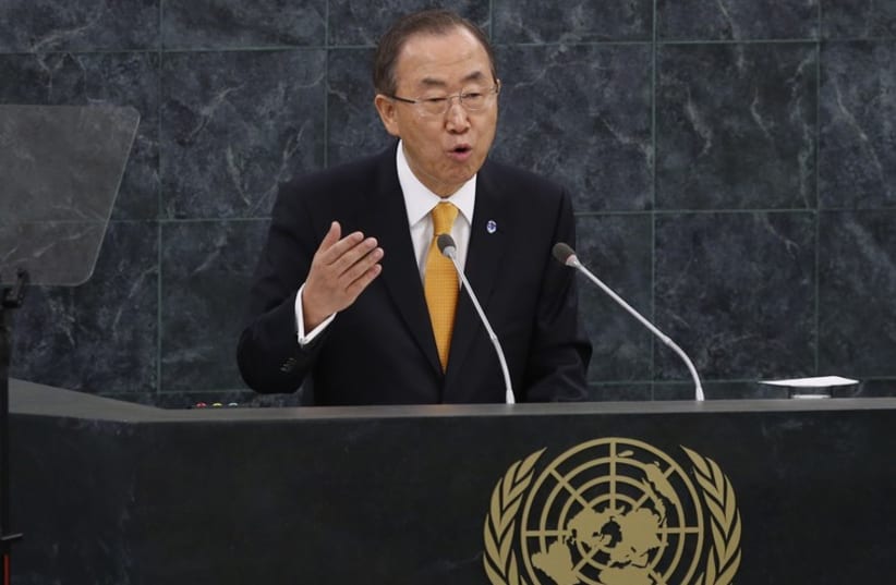 U.N. Secretary-General Ban Ki-moon  (photo credit: REUTERS)