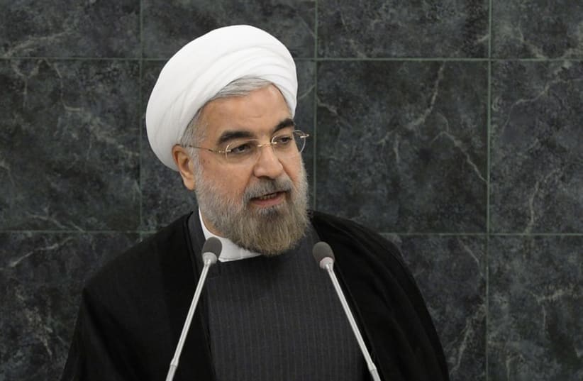 Iran's President Hassan Rouhani  (photo credit: REUTERS)