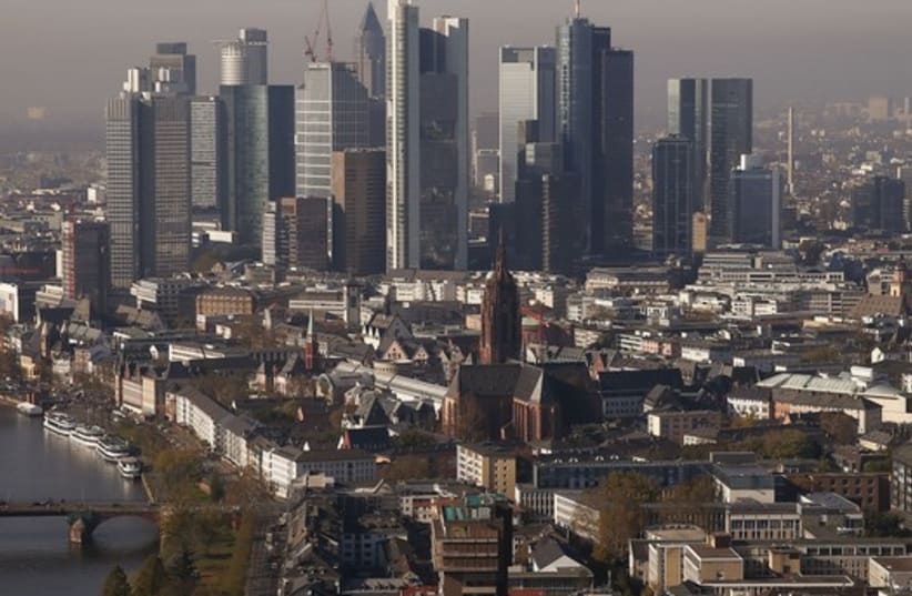 The Frankfurt skyline (photo credit: REUTERS)
