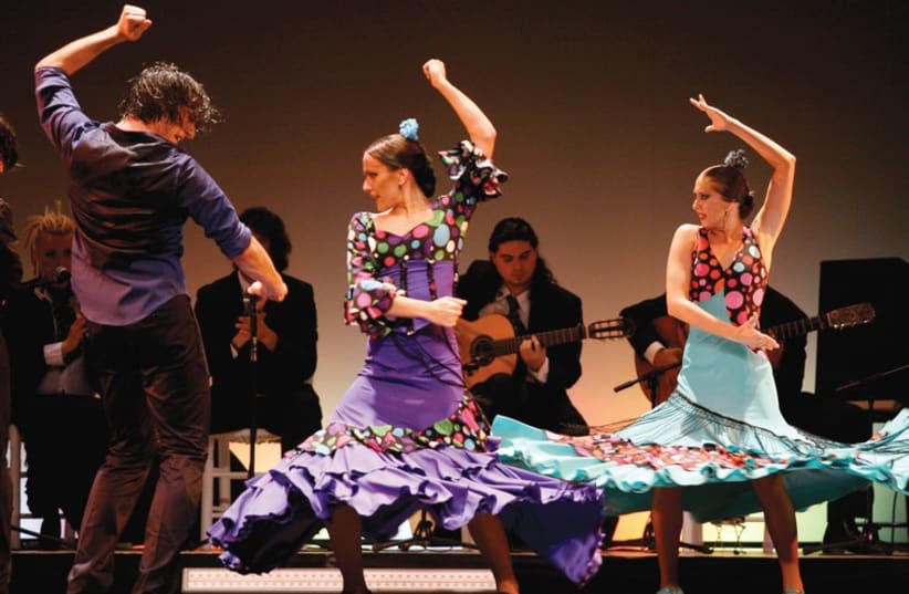 JOSE PORCEL and Sylvia Doran will step lightly on the stage of the Suzanne Dellal Center in their Flamenco show. (photo credit: Courtesy)