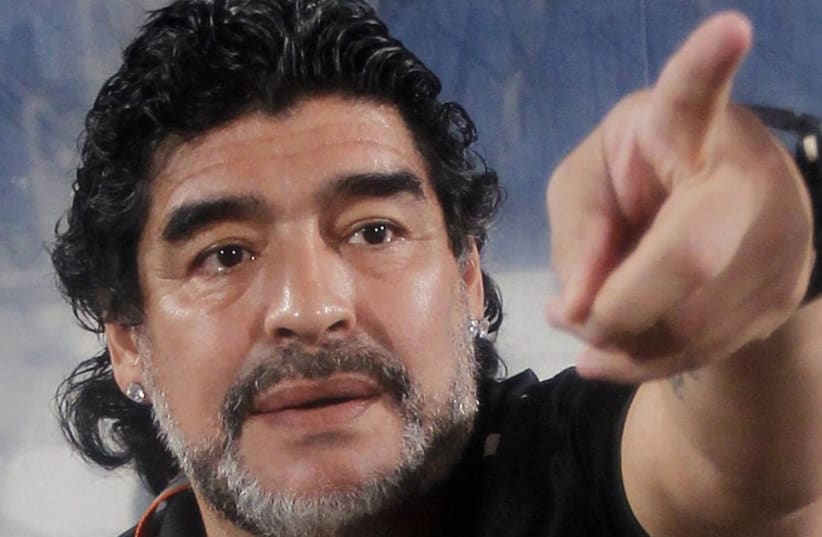 Argentine soccer legend Diego Maradona (photo credit: REUTERS)