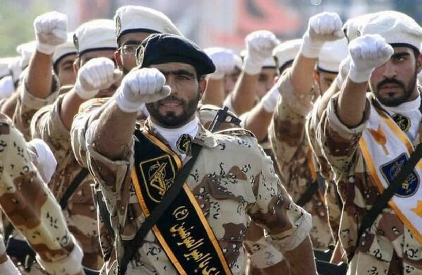 Iran's Revolutionary Guards (photo credit: REUTERS)
