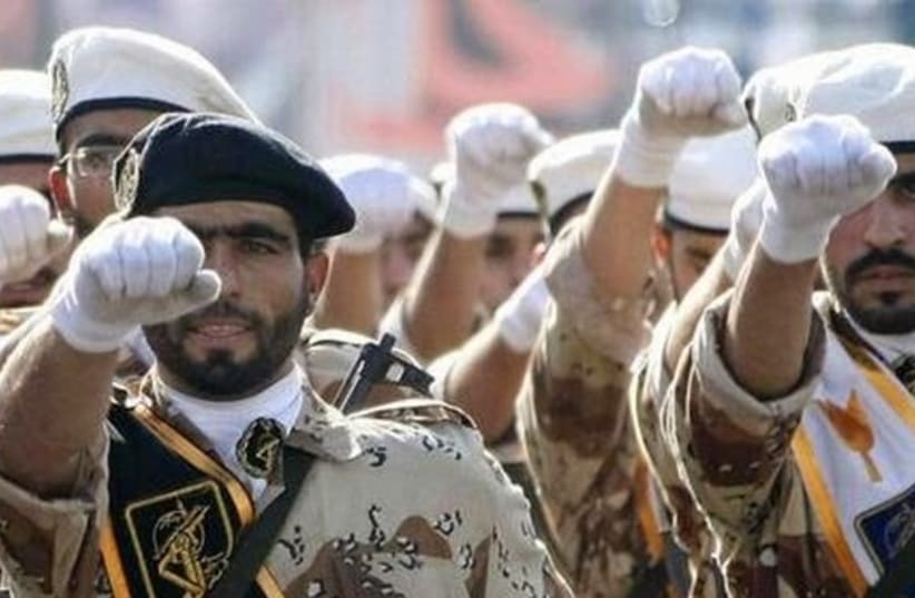 Iran's Revolutionary Guards (photo credit: REUTERS)