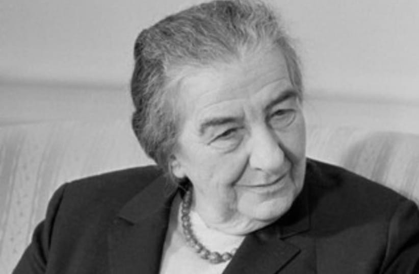 Golda Meir, the fourth Israeli prime minister. (photo credit: Wikimedia Commons)