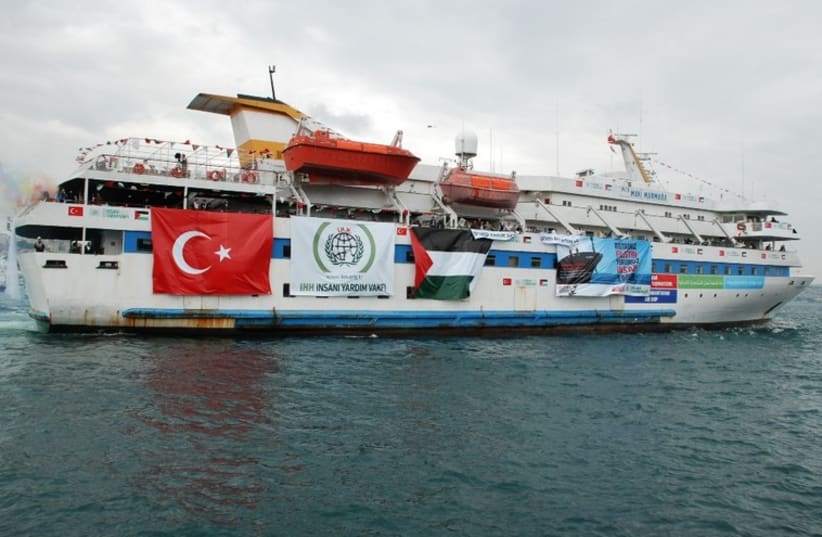 The Turkish ship Mavi Marmara (photo credit: Wikimedia Commons)