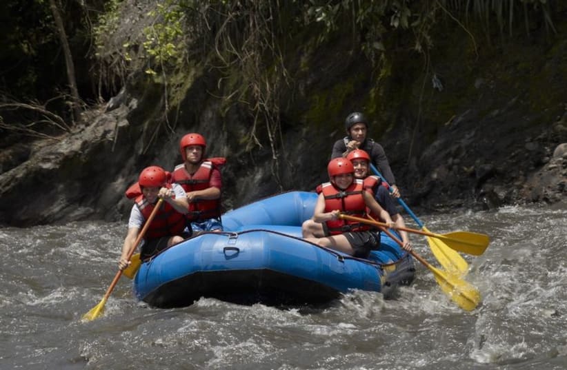 People rafting in a river (illustrated photo) (photo credit: INGIMAGE)