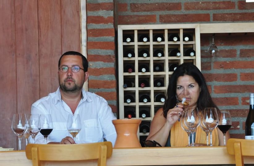 Winemakers Moises and Anne Cohen share a love of wine and each other (photo credit: PR)