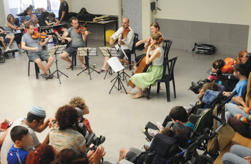 THE MUSETHICA Festival incorporates open rehearsals and concerts, as well as musical vignettes at various special needs and other institutions (photo credit: COURTESY MUSETHICA)
