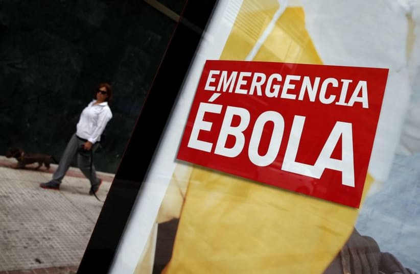 Fighting ebola campaign (photo credit: REUTERS)