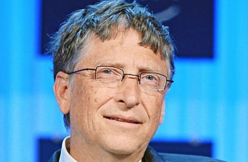 Bill Gates (photo credit: WORLD ECONOMIC FORUM/WIKIMEDIA COMMONS)