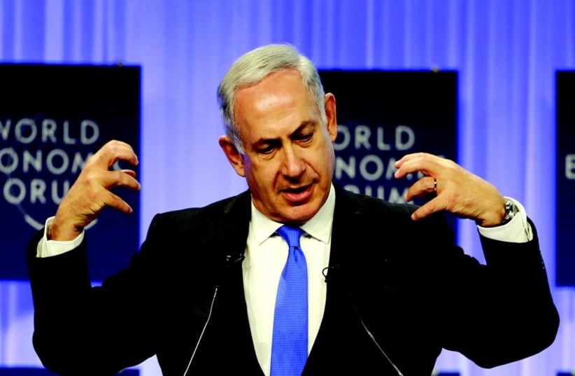 Netanyahou sort les griffes pour Jérusalem (photo credit: REUTERS)