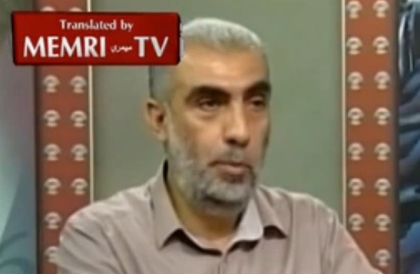 Israeli Islamist leader Kamal Khatib (photo credit: screenshot)