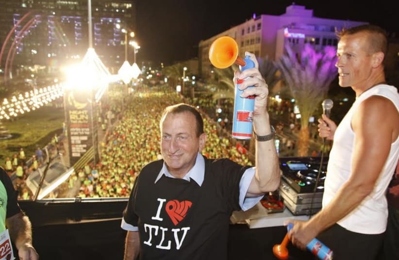 2014 Tel Aviv Night Run.  (photo credit: GUY YEHIELI)