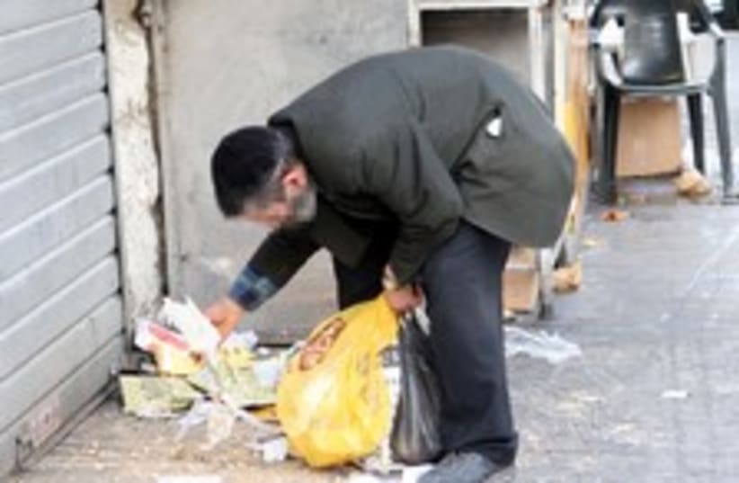 poverty garbage jerusalem 224  (photo credit: Ariel Jerozolimksi [file])