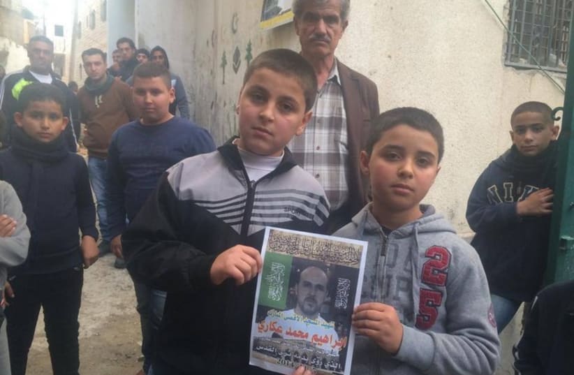 Sons of terrorist Ibrahim al-Acri (photo credit: PALESTINIAN MEDIA)