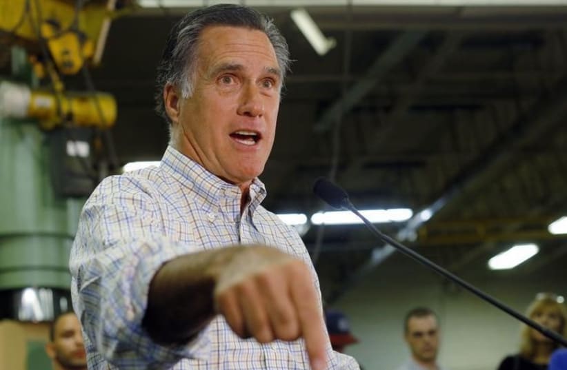Former Republican presidential hopeful Mitt Romney (photo credit: REUTERS)
