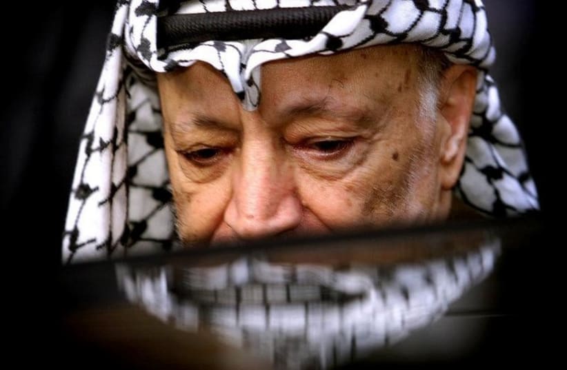 Late Palestinian leader Yasser Arafat (photo credit: REUTERS)