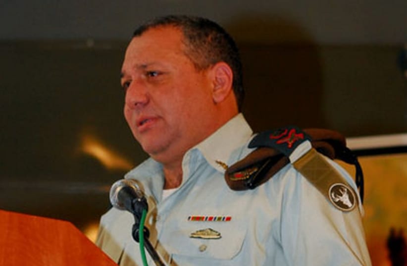 Deputy Chief of IDF Staff Maj. Gen. Gadi Eizenkot (photo credit: IDF SPOKESMAN'S OFFICE)
