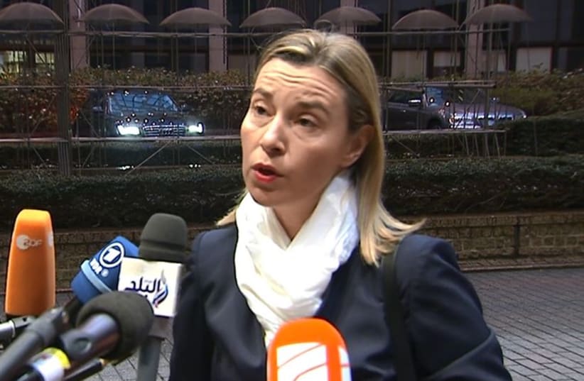 Federica Mogherini (photo credit: screenshot)