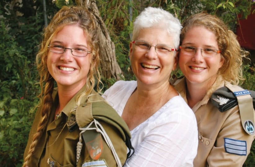 Elaine Matlow Tal-el with her twin daughters Tamar (left) and Dana. (photo credit: Courtesy)