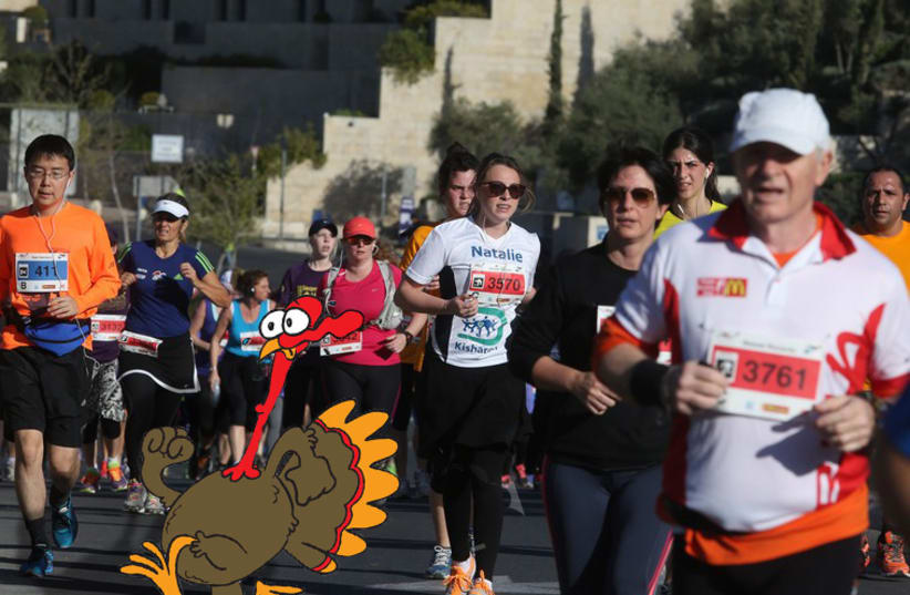 Marathon (photo credit: MARC ISRAEL SELLEM/THE JERUSALEM POST)