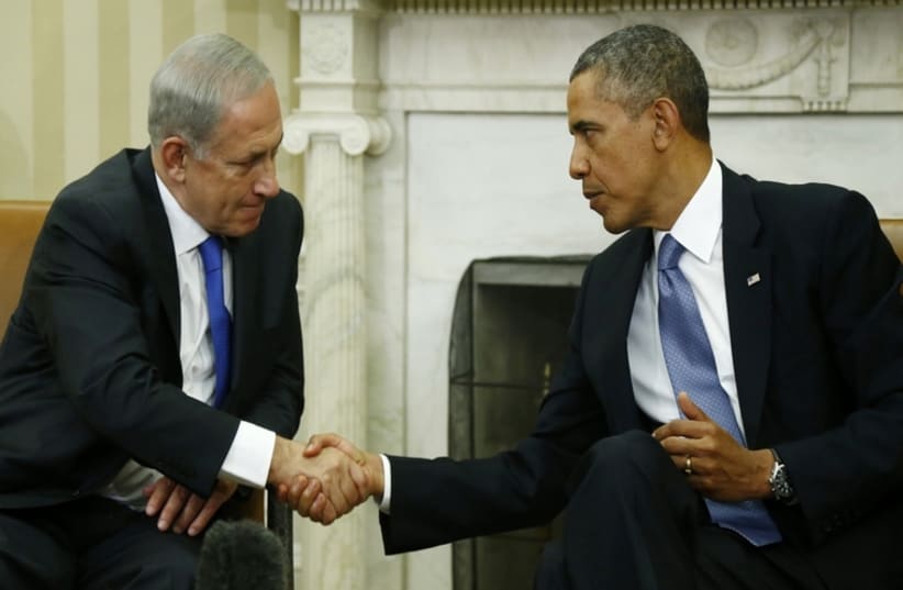 Netanyahou et Obama (photo credit: DR)