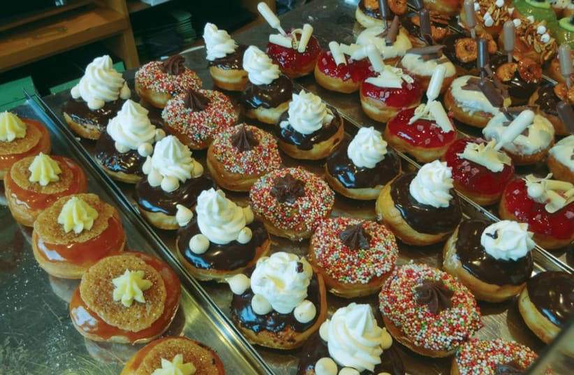 Roladin's doughnuts (photo credit: AMY SPIRO)