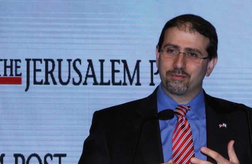 US AMBASSADOR Dan Shapiro addresses the Jerusalem Post Diplomatic Conference in the capital (photo credit: MARC ISRAEL SELLEM)