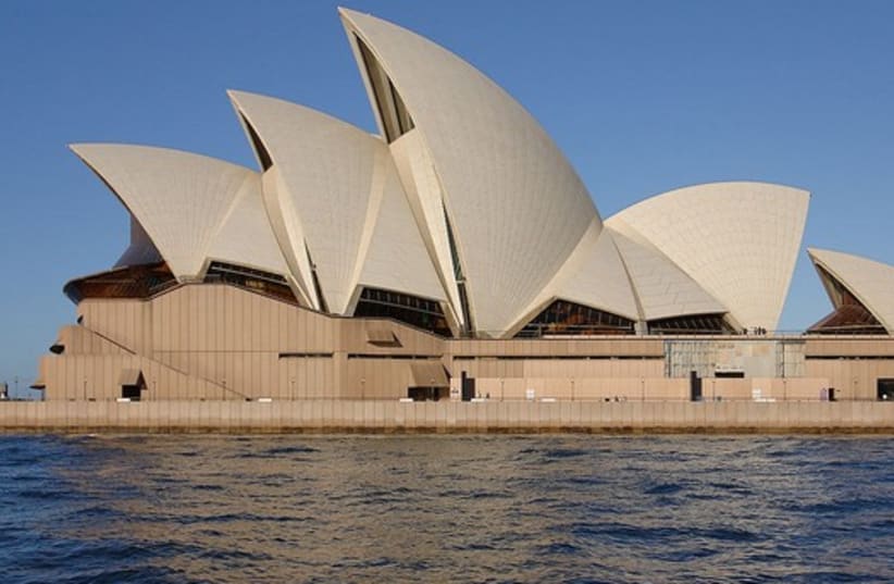 A view of the Sydney Opera House (photo credit: Wikimedia Commons)