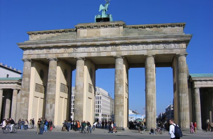 Berlin's  Brandenburg Gate (photo credit: Wikimedia Commons)