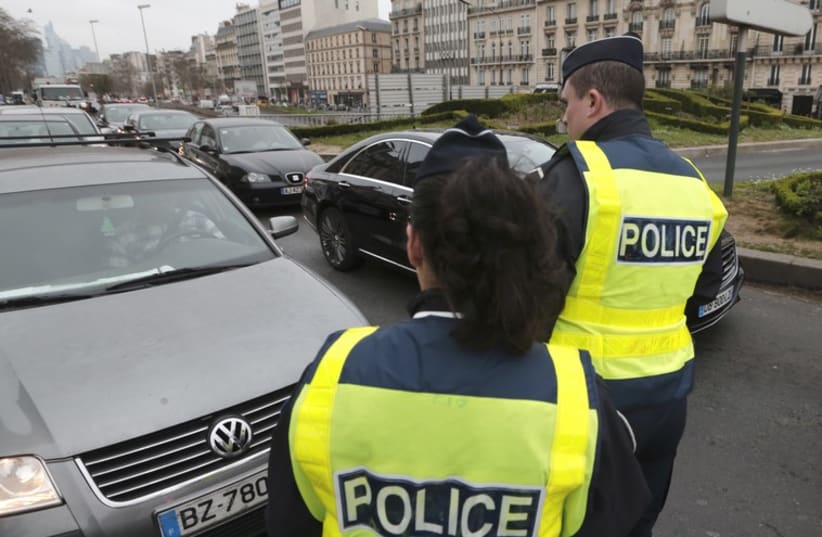 Police officers in France (photo credit: REUTERS)