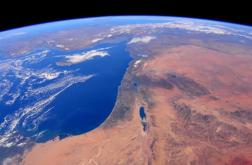 Israel from space 1 (photo credit: NASA/BARRY WILMORE)