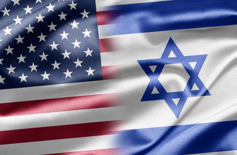 Israel and US flags (photo credit: INGIMAGE)