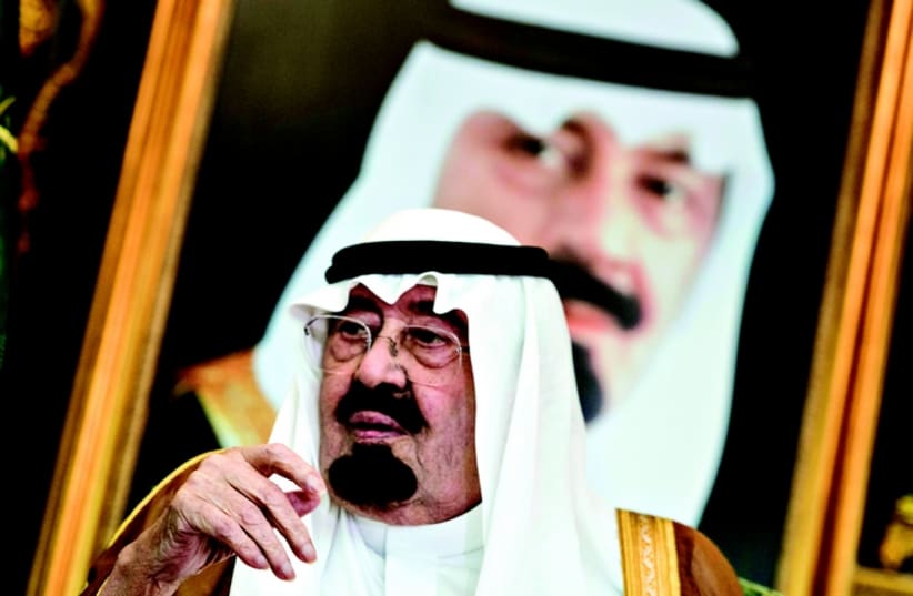Le monarque saoudien Abdallah Ier (photo credit: REUTERS)